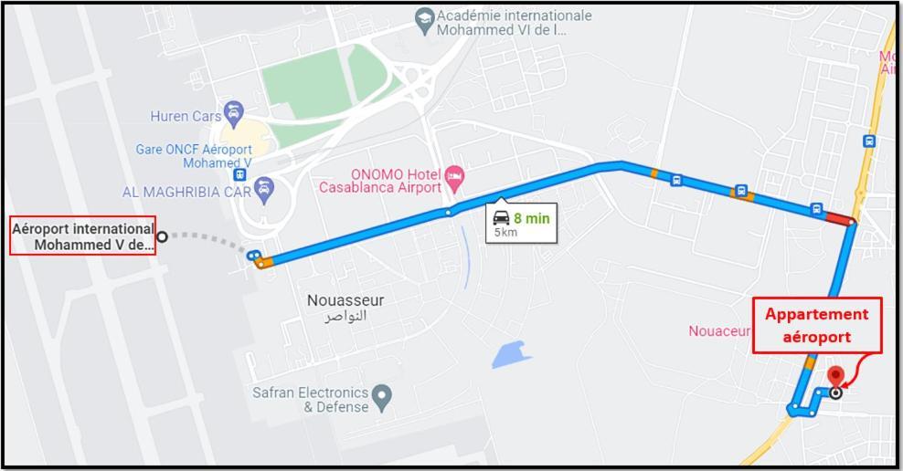 Appartement Aeroport Casablanca Nouaceur エクステリア 写真
